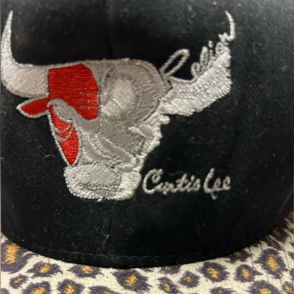 Curtis Lee Steer Black & Cheetah Trucker Hat